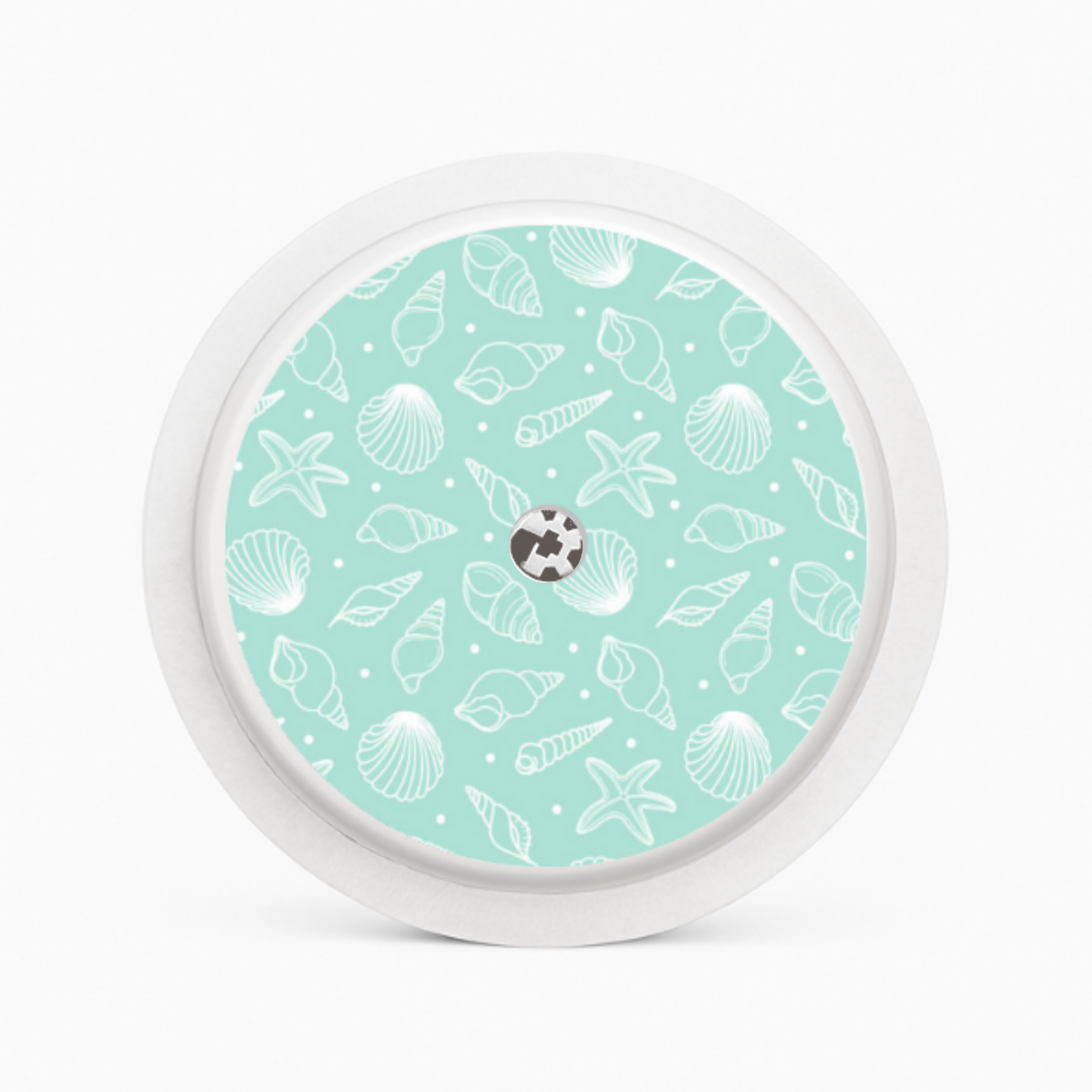 Green Sea Shells - Freestyle Libre 1&2 Sensor Sticker