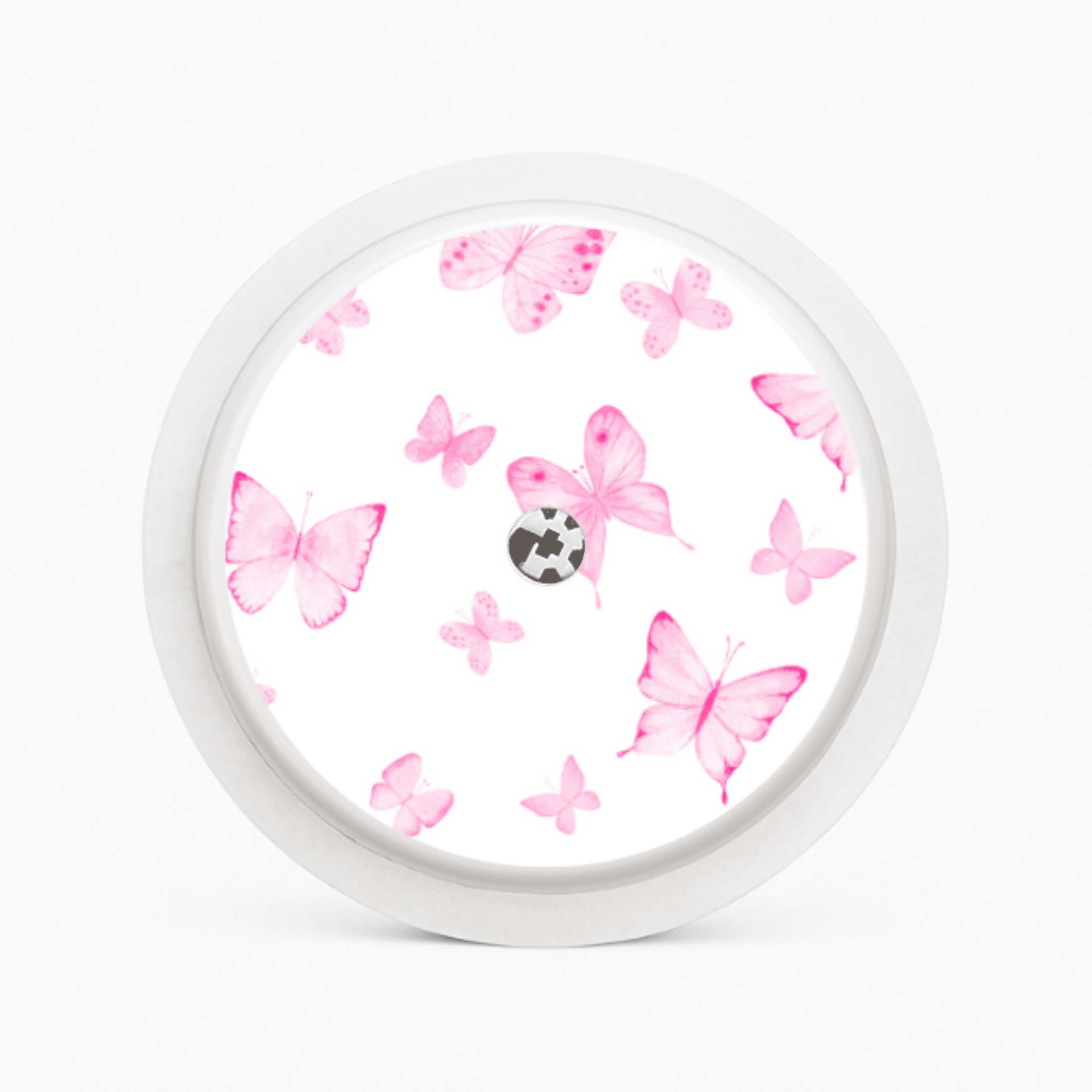Pink Butterfly - Freestyle Libre 1&2 Sensor Sticker