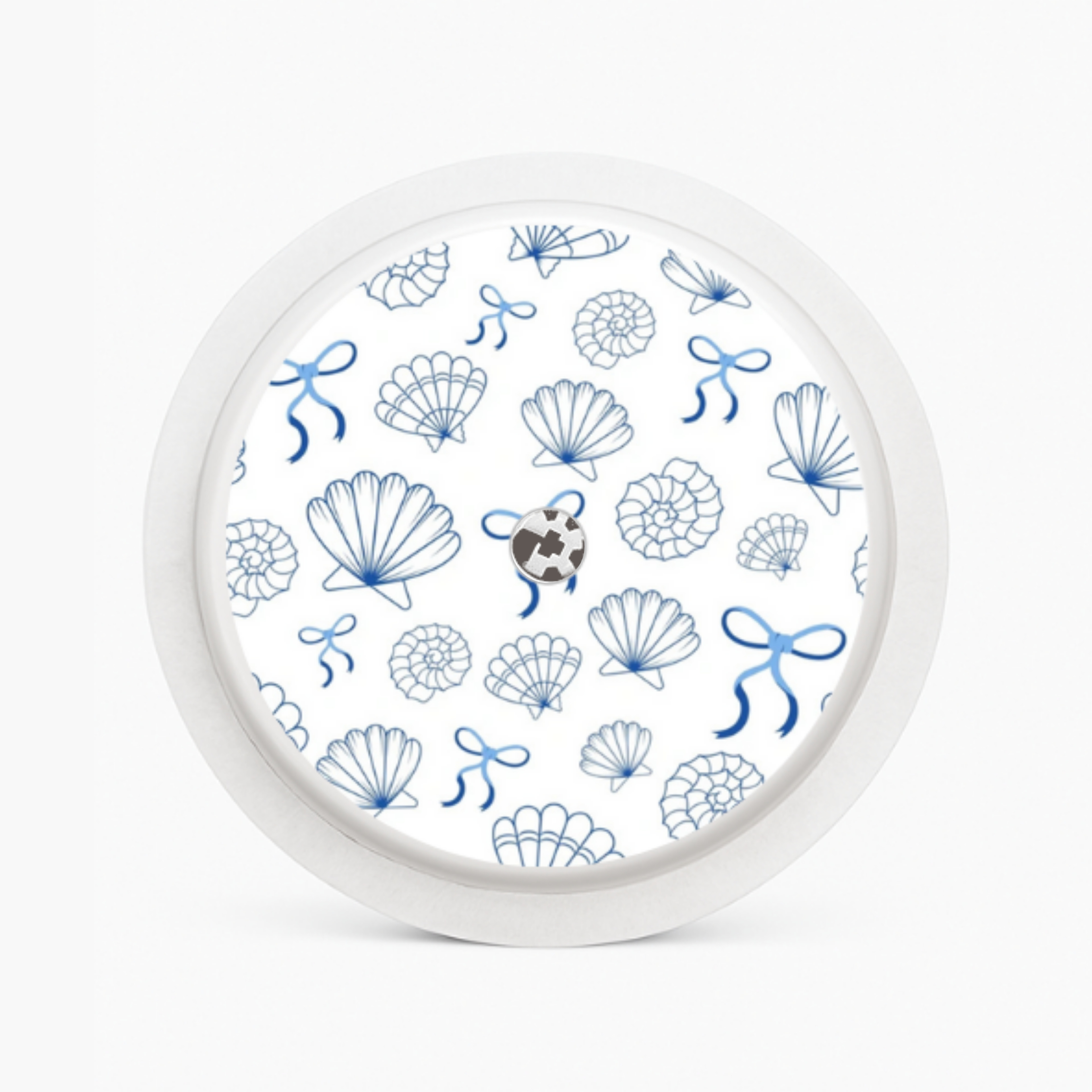 Sea Shells & Bows - Freestyle Libre 1&2 Sensor Sticker