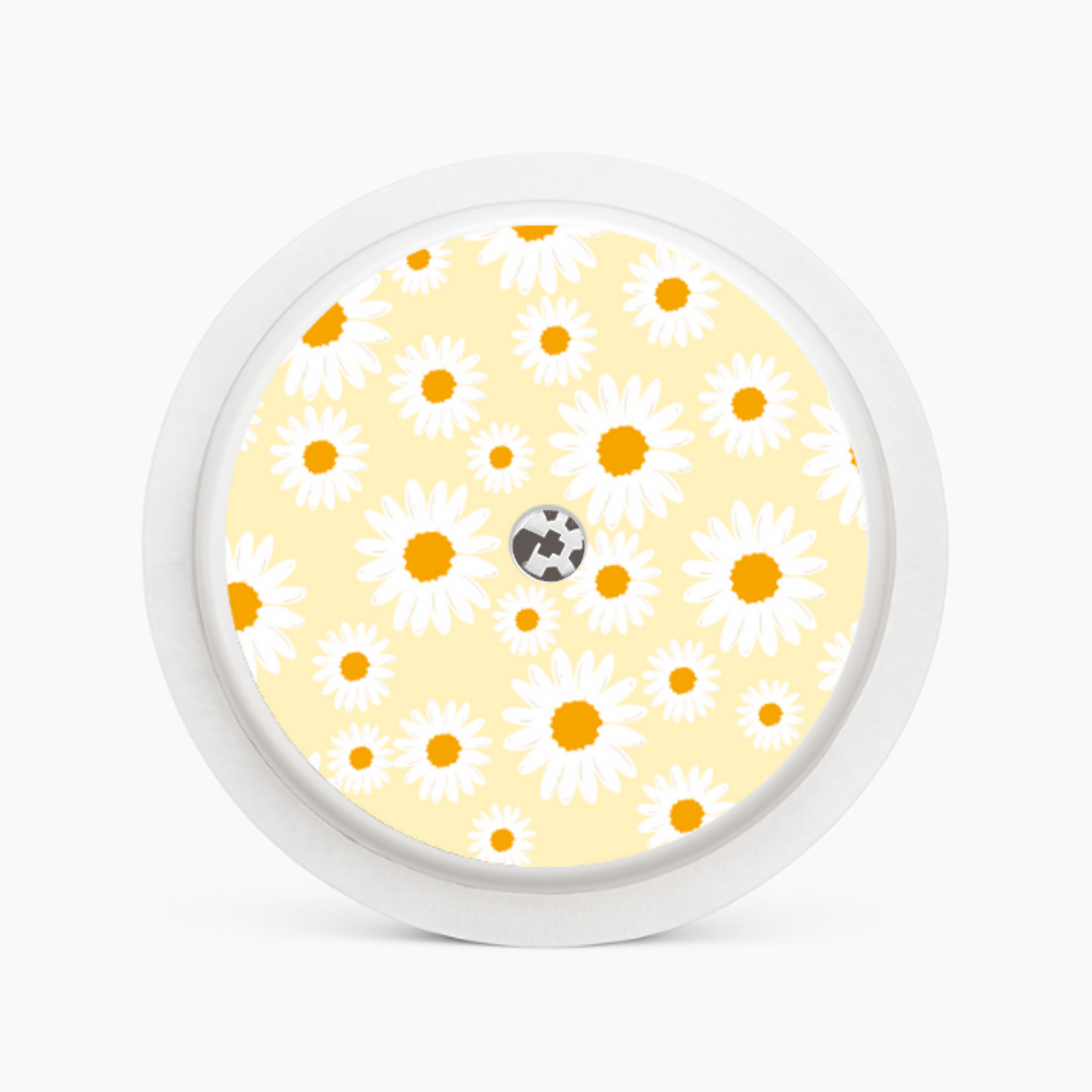 Yellow Daisy - Libre Freestyle 1&2 Sensor Sticker